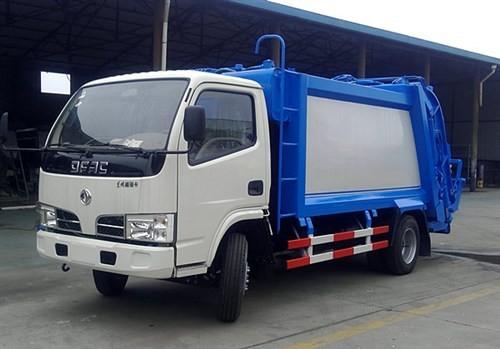 HIgh Performance Dongfeng 8CBM small compactor garbage truck price, garbage can cleaning truck