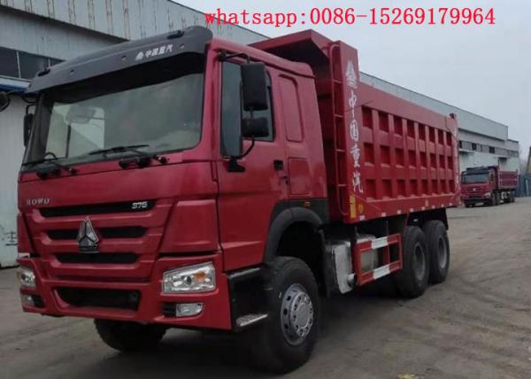 Chinese high quality sinotruk 371hp 6×4 used howo dump truck