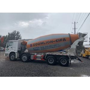 15m3 Second Hand Concrete Mixer Trucks , Ready Mix Concrete Truck SINOTRUCK 8×4 Chassis