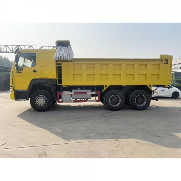 Howo Used Dump Truck With Crane 6X4 Dumper 12.00R20