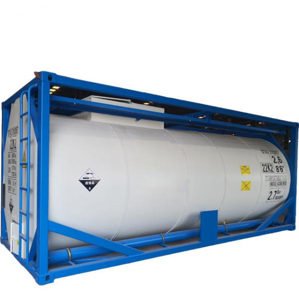 ISO Carbon Steel PE Lined Chemical Tank Container Portable Storage Tank Container For Sale