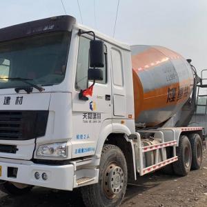 CCC Used Howo Trucks , 10M3 Second Hand Concrete Mixer Trucks