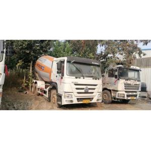 Howo 6×4 Used Concrete Mixer Truck , 10cbm On Site Cement Mixing Truck