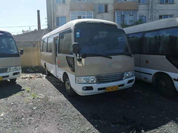 2009 Year 18 Seats Used Coaster Bus , Toyota Coaster Bus LHD Used Mini Bus With Diesel Engine , Left Steering