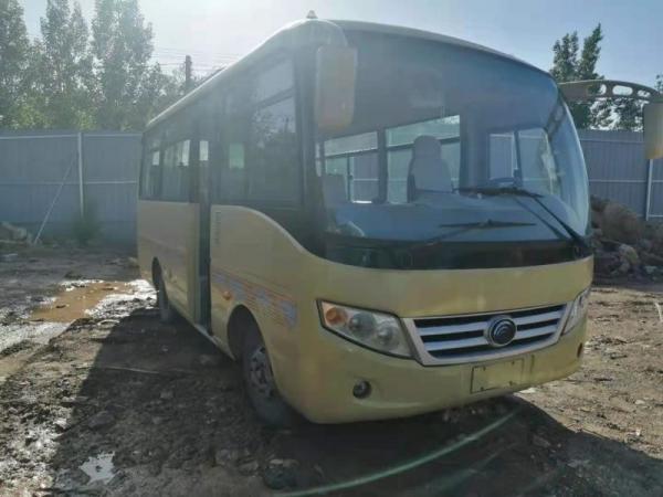 2010 Year 19 Seats ZK6608DM Used Yutong Bus With Front Engine Used Coach Bus For Tourism