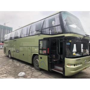 2014 Year Beifang Used Coach Bus 6128 Model 57 Seats WP Engine Middle Door With Airbag / Toilet