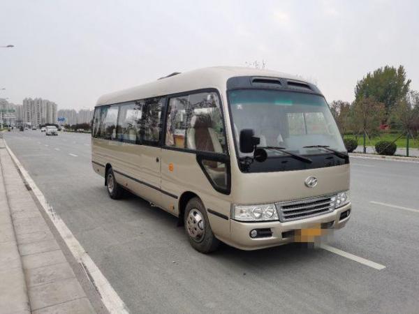 2015 Year 10 Seats Used Higer Coaster Bus , Used Mini Bus Coaster Bus 86kw With Luxury Seats For Business