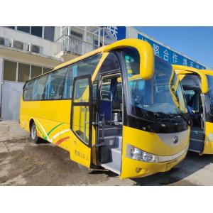 30 Seats Used Passenger Coaches Yellow Color Yuchai Engine Second Hand Yutong ZK6798
