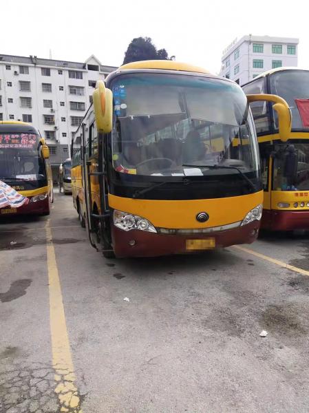 35 Seats Used Yutong Bus Zk6808 Coach Bus With LHD Steering Diesel Engines