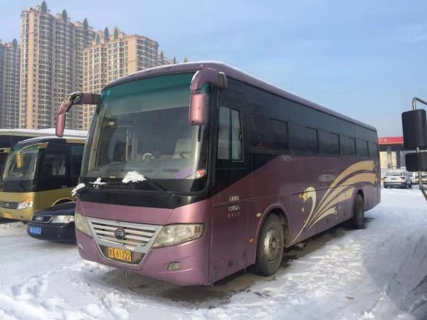 51 Seats 206kw ZK6116D Yutong Second Hand Tourist Bus Rear Engine YC.6