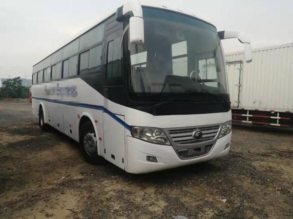 54 Seats 2014 Year Used Bus Front Engine RHD Driver Steering Used Yutong Bus ZK6112D No Accident