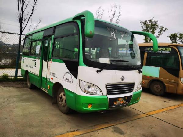 Dongfeng EQ6606 Chinese Brand Used Mini Bus 19seats 5.9m Length Euro V 2018