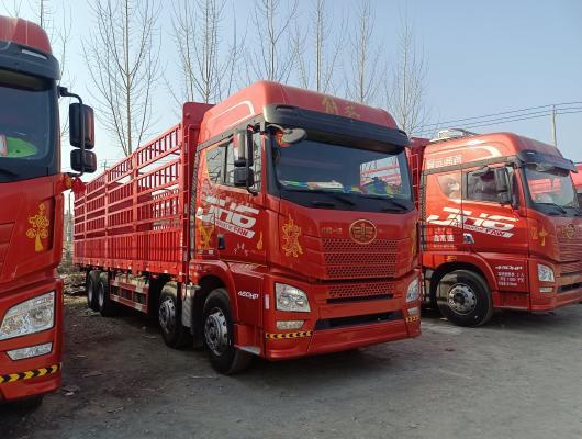 FAW Used 8×4 18 Ton Cargo Trucks With 12wheels Used For Cargo Use In Good Condition