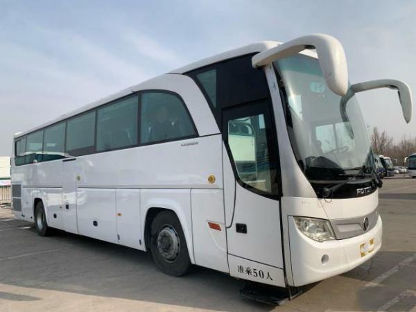 Foton Bus Used Coach BJ6120 Used Yutong Bus 50seats 2018 Yuchai 330hp Two Doors