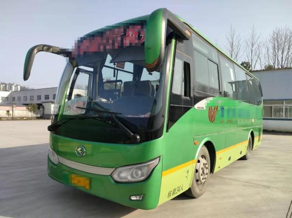 Mini Bus Engine Kinglong XMQ6829 Coach Bus 34seats Diesel Yuchai Engine