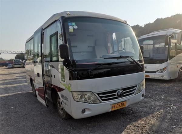 second hand bus ZK5060xzs1 used yutong 6 seats coach bus diesel engine