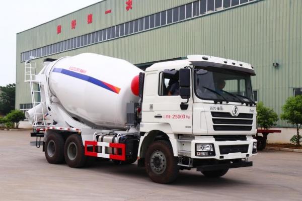SHACMAN-HUAYI Second Hand Cement Mixer , Used Cement Mixer Truck 6X4 Drive Form