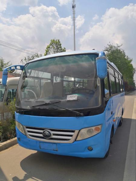 Small Used Yutong Buses With 25 Seats Euro III Emission Stand Second Hand Bus ZK6660D