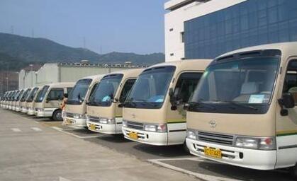 Used 23 Seater Bus , Japan Toyota LHD Coaster 1HZ Diesel Engine Bus