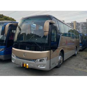 Used Coach Bus 90% New 48 Seats 2nd Hand Drive Golden Dragon XML6112 Weichai Engine 100km/ H