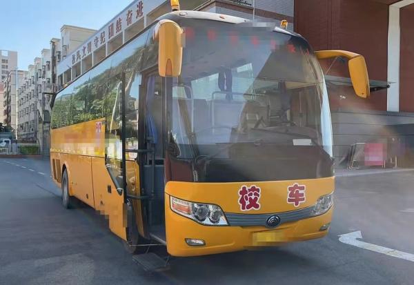Used Coach Bus Cummins Engine For Yutong Bus 2014 Year ZK6107 60 Seats Yutong Bus For Sale