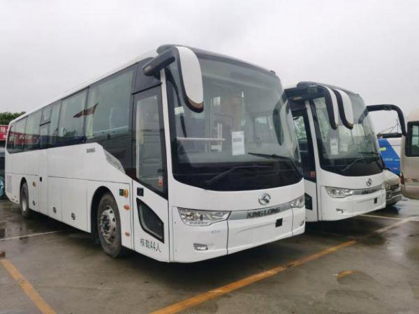 Used Kinglong Bus 44 Seats New Brand Double Doors Airbag Chassis
