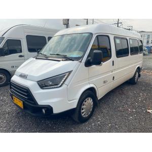 Used Small Bus 15 Seats Front Engine Flat Roof Manual Transmission 5.5 Meters A/C 2nd Hand JMC JX6571