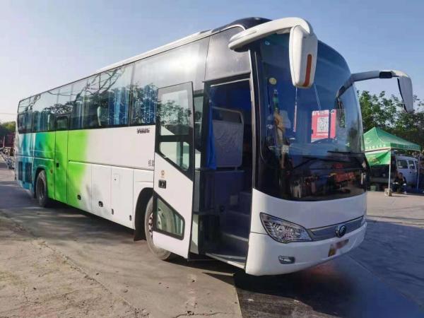 Used Yutong Bus ZK6110 Left Steering 48 Seats Double Doors Yuchai Rear Engine Low Kilometer Used Tour Bus