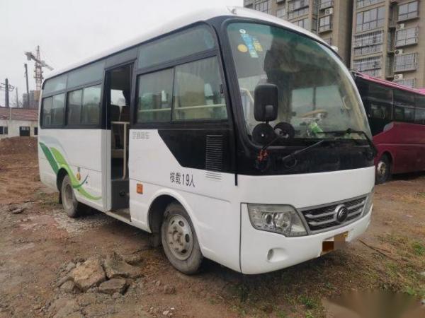 Used Yutong Buses Zk6609d1 19 Seats Yuchai Engine 85Kw Used Mini Bus Single Door Low Kilometer
