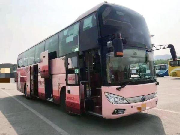 Yutong 39 Seats ZK6118 Used Bus 2016 Year Euro IV Used Coach Buses Double Doors Weichai Rear Engine 336kw