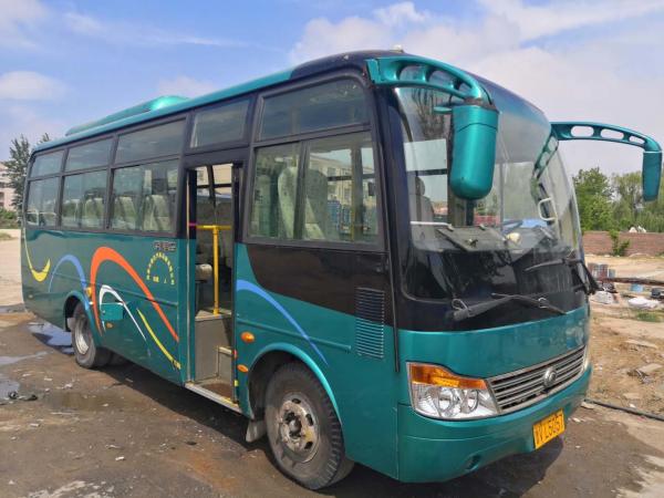 ZK6752d Used Passenger Bus Long Distance Buses 7500mm Bus Length 100km/H Max Speed