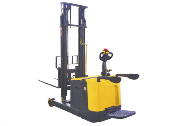 Counterbalanced Electric Stacker Forklift , AC Motor Electric Pallet Truck Stacker